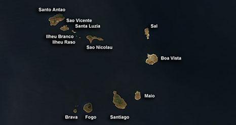 MODIS instrument aboard NASA's Aqua satellite captured a clear view of the Cape Verde islands 