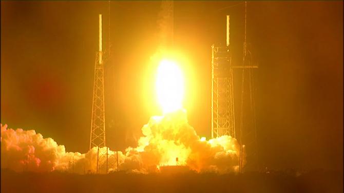 NASA’s Plankton, Aerosol, Climate, ocean Ecosystem (PACE) satellite launched aboard a SpaceX Falcon 9 rocket at 1:33 a.m. EST, Feb. 8, 2024, from Space Launch Complex 40 at Cape Canaveral Space Force Station in Florida.