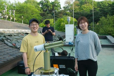 AERONET team Myungje Choi and Seoyoung Lee