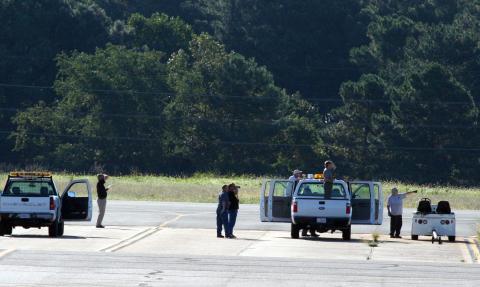 AV-6 approaches landing at WFF (9.12.12)