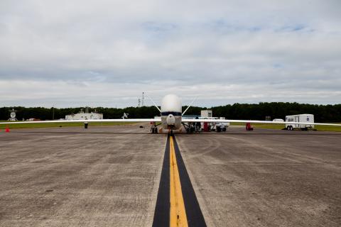 AV-6 prep for takeoff from Wallops (9.19.12)