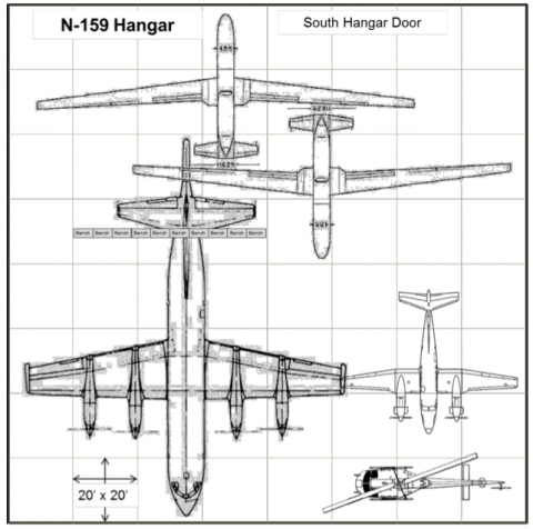 HS3 Hangar Layout at WFF (2012)