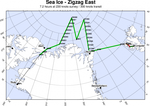 Map of Sea Ice - Zrgzag East | ESPO Data Archive