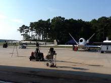 Discovery Channel prepares to film AV-6 in 3-D (9.27.12)