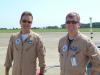 Phil Hall and Jon Neuhaus with TN872 after Ferry Flight (2012)